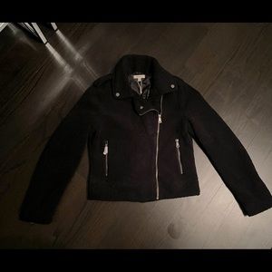 Black Sherpa Moto Jacket